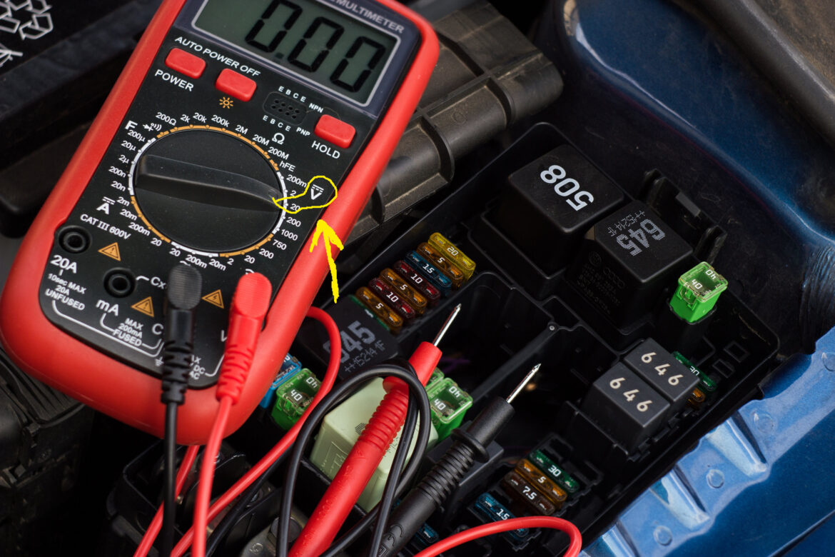 How To Test Car Battery With Multimeter   Testing The Car Battery 1170x780 